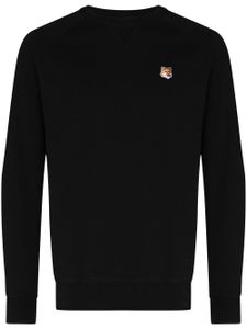 Maison Kitsuné sweat à patch renard - Noir