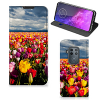 Motorola One Zoom Smart Cover Tulpen