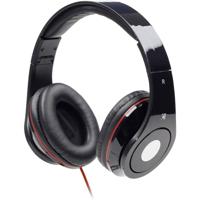 Gembird Detroit On Ear koptelefoon Kabel Zwart Vouwbaar, Headset - thumbnail