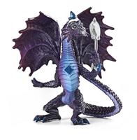 speelfiguur draak junior 11,5 x 9,5 x 13 cm paars