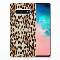 Samsung Galaxy S10 Plus TPU Hoesje Leopard - thumbnail