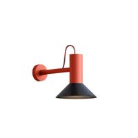 Wever & Ducre - Roomor Shade 1.0 Wandlamp Rood / Zwart