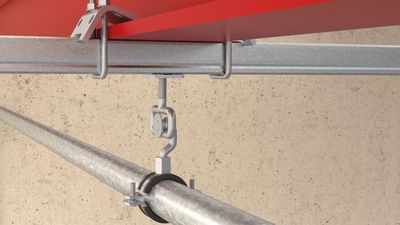 Fischer 559751 bevestigingsframe voor loodgieterswerk Klemhanger