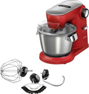 Bosch MUM9A66R00 kokende keukenmachine 1600 W 5,5 l Rood, Zilver