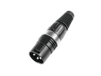 HICON XLR plug 3pin HI-X3CM-BLK - thumbnail