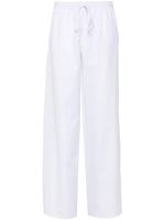 Ermanno Scervino pantalon en coton à coupe ample - Blanc