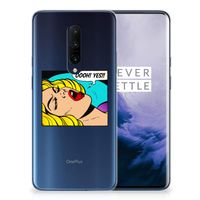 OnePlus 7 Pro Silicone Back Cover Popart Oh Yes - thumbnail