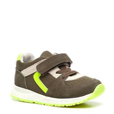 Scapino TwoDay suède sneakers kaki