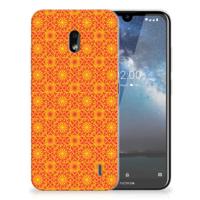 Nokia 2.2 TPU bumper Batik Oranje