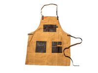 Traeger | BBQ Schort Bruin |Canvas en Leer