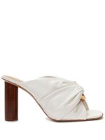 JW Anderson mules Corner à fronces - Blanc