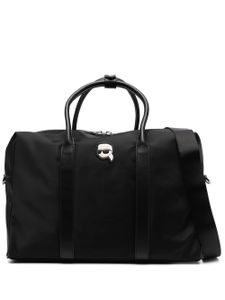 Karl Lagerfeld sac cabas à appliqué Ikonik - Noir