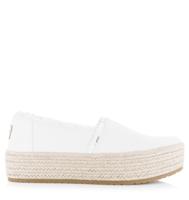 TOMS Toms - Valencia white Wit Textiel Espadrilles Dames