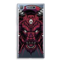 Hell Hound and Serpents: Sony Xperia XZ1 Transparant Hoesje - thumbnail