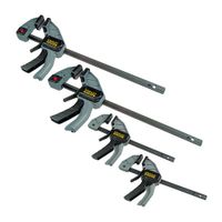 Stanley handgereedschap FatMax 4 STUKS lijmklemmen Promopack FMHT0-83243 = 2x FMHT0-83232 + FMHT0-83235 - FMHT0-83243