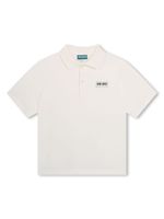 Kenzo Kids polo à logo imprimé - Blanc