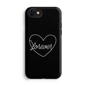 Forever heart black: iPhone 7 Tough Case