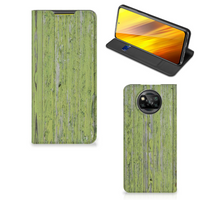 Xiaomi Poco X3 Pro | Poco X3 Book Wallet Case Green Wood