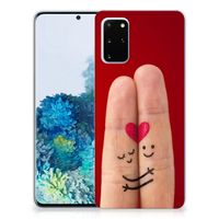 Samsung Galaxy S20 Plus Silicone Back Cover Liefde - Origineel Romantisch Cadeau