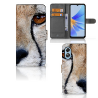 OPPO A17 Telefoonhoesje met Pasjes Cheetah