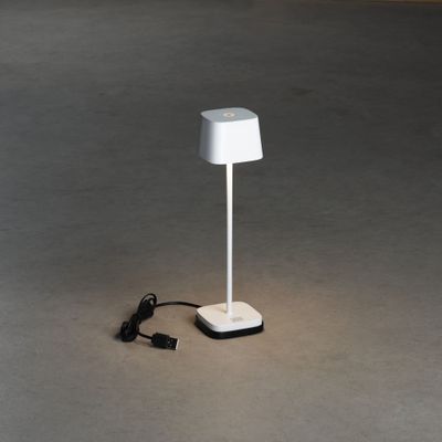 Konstsmide 7829-250 Capri Tafellamp met accu 2.2 W Warmwit Wit