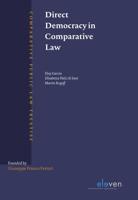Direct Democracy in Comparative Law - Elisabetta Palici Di Suni - eBook (9789462748491)