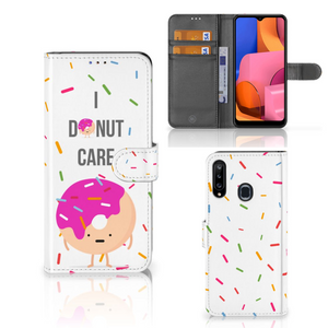 Samsung Galaxy A20s Book Cover Donut Roze