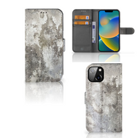 Apple iPhone 14 Bookcase Beton Print - thumbnail