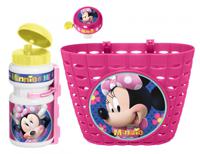 Disney Minnie Mouse Kinderfietsaccessoires Roze 3 delig - thumbnail