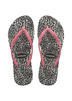 Havaianas Slim Leopard black Zwart 