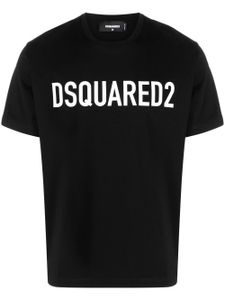 DSQUARED2 t-shirt en coton à logo imprimé - Noir