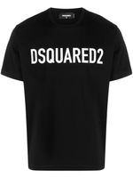 DSQUARED2 t-shirt en coton à logo imprimé - Noir - thumbnail