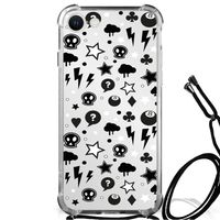 Extreme Case iPhone SE 2022 | 2020 | 8 | 7 Silver Punk - thumbnail