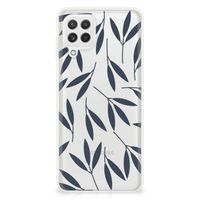 Samsung Galaxy A22 4G | M22 TPU Case Leaves Blue - thumbnail