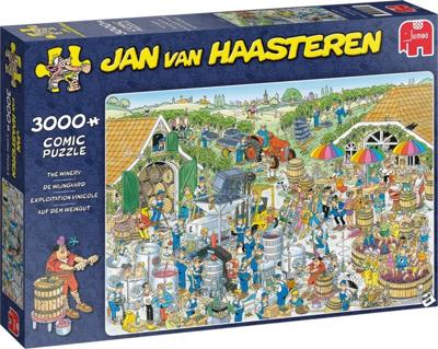 Jumbo legpuzzel Jan van Haasteren De Wijnmakerij 3000 stukjes Jumbo legpuzzel Jan van Haasteren De Wijnmakerij 3000 stukjes