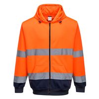 Portwest B317 Hi-Vis 2-Tone Zip Front Hoodie - thumbnail