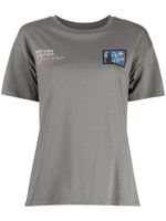 Musium Div. t-shirt en coton à broderies - Gris