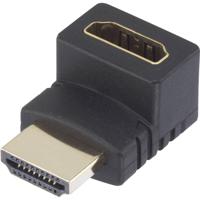 HDMI Adapter [1x HDMI-stekker - 1x HDMI-bus] 270° naar boven haaks Vergulde steekcontacten SpeaKa Professional - thumbnail