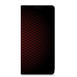 Xiaomi Redmi Note 12 Pro | Poco X5 Pro Hoesje met Magneet Geruit Rood