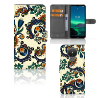 Wallet Case Nokia 1.4 Barok Flower - thumbnail