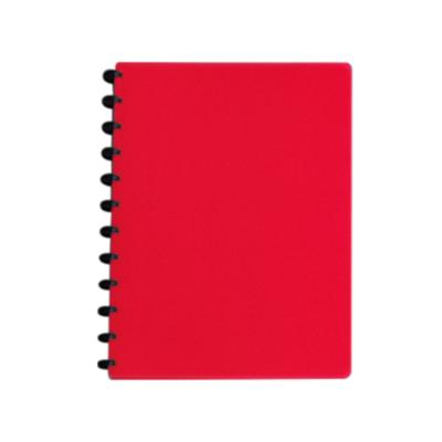Verhaak ringschrift gelinieerd A4 papier rood