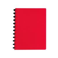 Verhaak ringschrift gelinieerd A4 papier rood