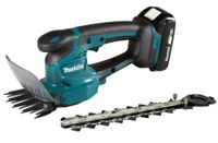 Makita DUM111SYX 18 V Grasschaar | 1,5 Ah accu (1st), DC18SD lader, in doos, inclusief buxusschaar - DUM111SYX