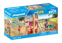 PLAYMOBIL City Life - Timmerman op weg naar klus constructiespeelgoed 71475