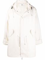 AMI Paris parka à capuche - Blanc