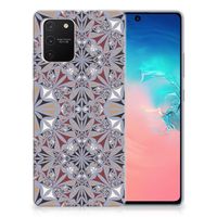 Samsung Galaxy S10 Lite TPU Siliconen Hoesje Flower Tiles - thumbnail