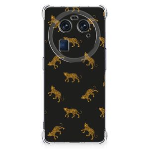 Case Anti-shock voor OPPO Find X6 Leopards