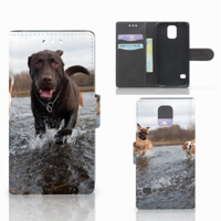 Samsung Galaxy S5 | S5 Neo Telefoonhoesje met Pasjes Honden Labrador
