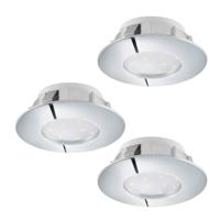 Eglo Ledspot Pineda (3) 3x6w - 3000K - 7,8cm chroom 95822 - thumbnail