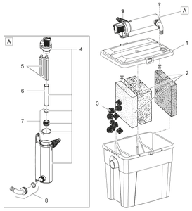 Spare inner cover MultiClear Set 15000